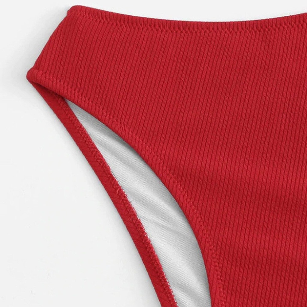Aqua Tropic Catania Red One Piece Swinsuit - Picture 4 of 5